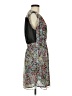 Zara Basic Paisley Gray Cocktail Dress Size M - photo 4