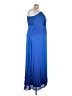 Sachin + Babi 100% Polyester Solid Blue Casual Dress Size 22 - photo 4