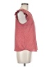 Monteau Red Short Sleeve Top Size M - photo 4