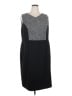 Kasper Gray Cocktail Dress Size 18W - photo 1