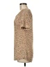 CAbi 100% Cotton Tweed Tan Pullover Sweater Size M - photo 5