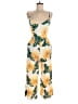 Zara Basic Tropical Yellow Jumpsuit Size M - photo 1