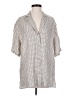 Nude Lucy Gray Short Sleeve Blouse Size S - photo 1