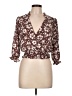 Monteau Burgundy 3/4 Sleeve Blouse Size L - photo 1