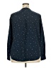 Bass Stars Blue Long Sleeve Blouse Size XXL - photo 2