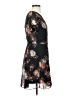 Soieblu Floral Black Cocktail Dress Size S - photo 4