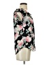 LC Lauren Conrad 100% Polyester Black Short Sleeve Blouse Size S - photo 4