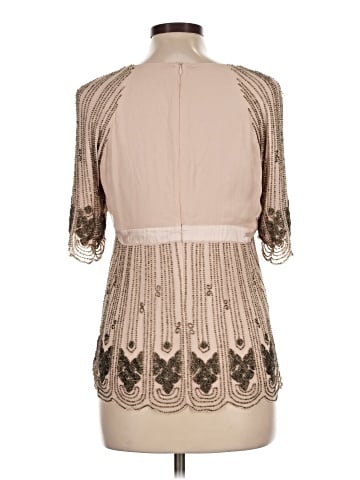 Unbranded 3/4 Sleeve Silk Top (view 2)