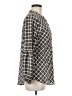 Chico's Argyle Gray Long Sleeve Blouse Size Med (1) - photo 4