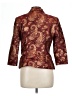 Louben Paisley Burgundy Blazer Size 12 - photo 2