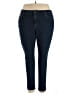 MICHAEL Michael Kors Solid Blue Jeans Size 18 - photo 1