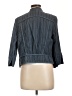 CAbi 100% Cotton Chevron-herringbone Blue Jacket Size L - photo 2