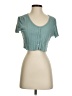 Unbranded Teal Short Sleeve Top Size 5 - photo 1