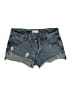Free People Blue Denim Shorts Size 24 waist - photo 1