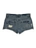 Free People Blue Denim Shorts Size 24 waist - photo 2