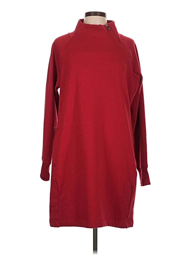 Pre-owned Athleta Turtleneck Sweater In Red