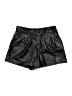 Zara Metallic Black Shorts Size L - photo 1