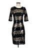BCBGMAXAZRIA Metallic Black Cocktail Dress Size S - photo 1