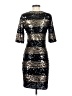 BCBGMAXAZRIA Metallic Black Cocktail Dress Size S - photo 2
