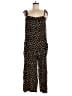 ASOS Design 100% Viscose Polka Dots Gold Jumpsuit Size 6 - photo 1