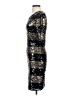 BCBGMAXAZRIA Metallic Black Cocktail Dress Size S - photo 5