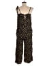 ASOS Design 100% Viscose Polka Dots Gold Jumpsuit Size 6 - photo 2