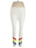 Fabletics Graphic Stripes Tie-dye White Yoga Pants Size XL - photo 1
