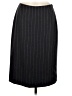 Michael Kors Stripes Black Gray Formal Skirt Size 8 - photo 1