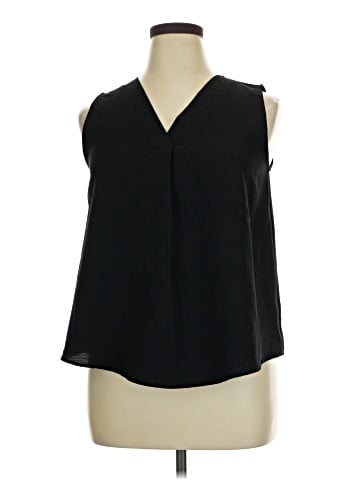 She + Sky Sleeveless Blouse (view 1)