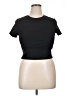 White Birch Black Short Sleeve Turtleneck Size 1XL - photo 1