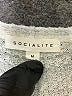Socialite Gray Long Sleeve Blouse Size M - photo 7