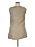 Tory Burch 100% Linen Tan Sleeveless Blouse Size 14 - photo 2