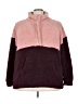 Rebellious. One 100% Polyester Color Block Pink Pullover Sweater Size 3X - photo 1