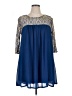 Umgee Blue 3/4 Sleeve Blouse Size XL - photo 1