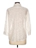 Chico's Ivory 3/4 Sleeve Button-Down Shirt Size L - photo 2