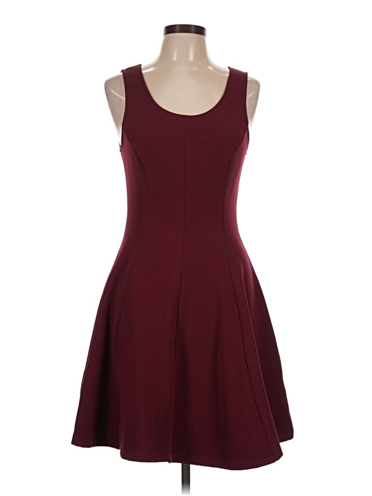 Pre-owned Everly Cocktail Dress In Burgundy
