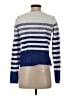 Milly Stripes Blue Pullover Sweater Size S - photo 2