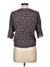LUQ 100% Rayon Brown 3/4 Sleeve Blouse Size L - photo 2