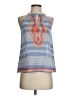 THML 100% Cotton Blue Sleeveless Blouse Size XS - photo 1