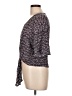 LUQ 100% Rayon Brown 3/4 Sleeve Blouse Size L - photo 5