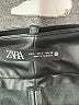 Zara 100% Polyurethane Black Casual Pants Size L - photo 7
