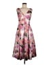 Eliza J 100% Polyester Floral Pink Cocktail Dress Size 6 - photo 1