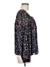 Boden 100% Polyester Blue Long Sleeve Blouse Size 8 - photo 4