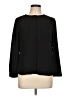 Ann Taylor LOFT 100% Polyester Black Long Sleeve Blouse Size Lg Petite - photo 1