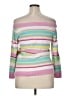Chaps 100% Cotton Stripes Pink Pullover Sweater Size XL - photo 2