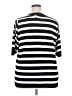Lularoe Stripes Black Pullover Sweater Size 24 - 26 - photo 2