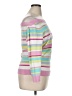 Chaps 100% Cotton Stripes Pink Pullover Sweater Size XL - photo 4