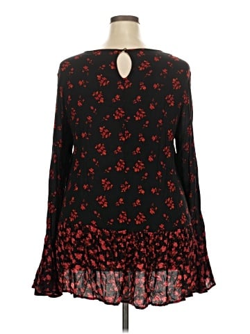 Mossimo Supply Co. Long Sleeve Blouse (view 2)