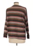 Coco And Main Stripes Brown Pullover Sweater Size XL - photo 2
