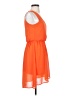 Lush 100% Polyester Color Block Orange Casual Dress Size S - photo 4